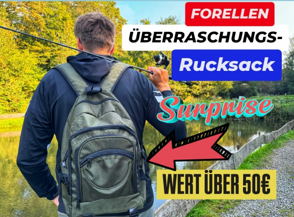 FORELLEN-ÜBERRASCHUNGS-RUCKSACK: Krass sparen und fett fangen!