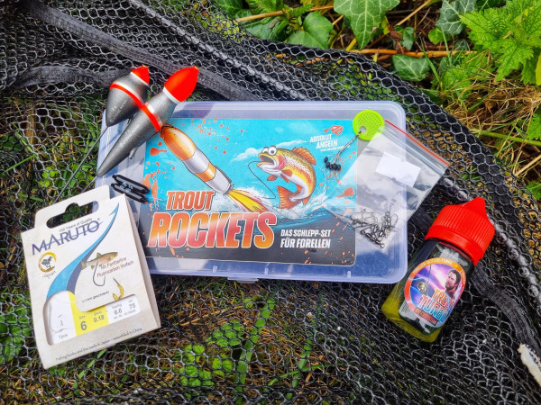 TROUT ROCKETS & TROUT TURBO: Das XL SET fürs Schleppen und Stand-Angeln am Forellensee