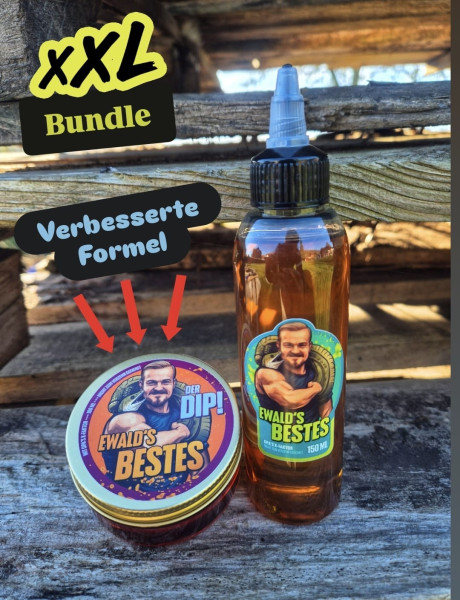 EWALD’S BESTES XXL MEGA BUNDLE: Aroma XL-Flasche & Dip