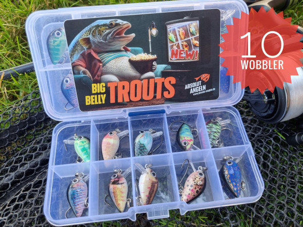 BIG BELLY TROUTS: 10 Forellen-Wobbler zum SUPER-PREIS!