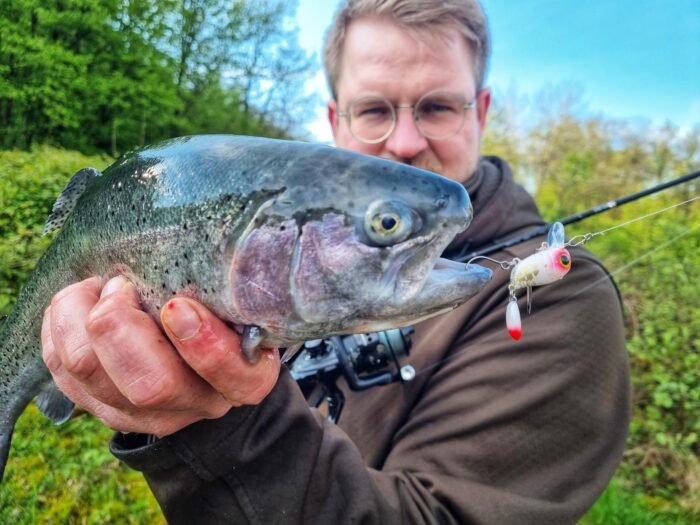TROUT BANGER: 4 EDLE FANG-MASCHINEN mit Box fürs Forellenangeln – Bild 2