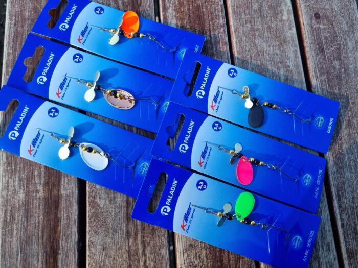 KILLER VORTEILS-SET: 6 Original KILLER Spinner mit Rotor & KÖDER-BOX – Bild 5