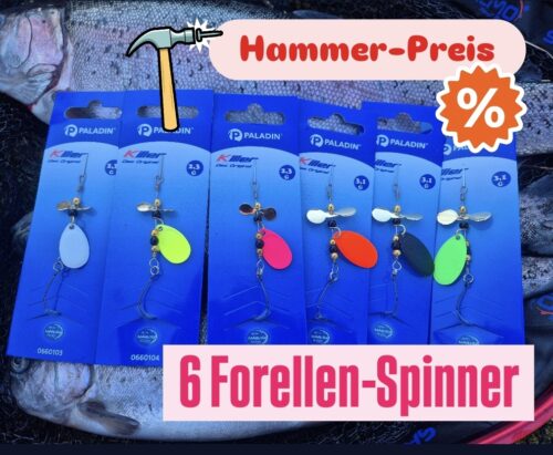 Die BESTEN FORELLEN-SPINNER:  6 KILLER mit Rotor zum unschlagbaren Preis
