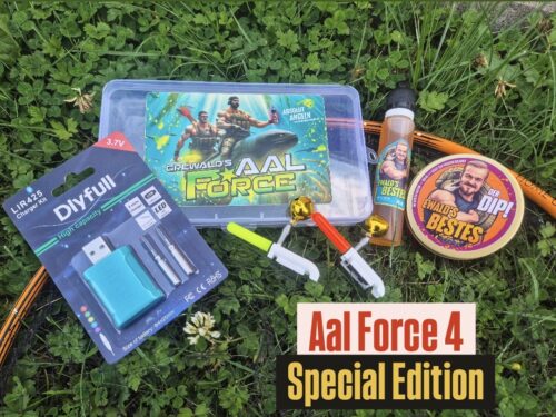 AAL FORCE 4 SPECIAL EDITION: 2 Bimmel Tip Lights mit Akkus, Ewald’s Bestes & Ewald’s Bestes - der Dip